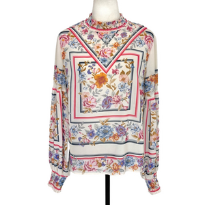 Jealous Tomato cream floral blouse